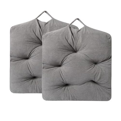 Floor Pillow for Adults, Large Sitting & Meditation Cushion - color: Dark Gray, Square