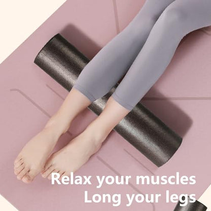 Back Rollers Foams Highly Density Exercise Deeply Tissue Massage for Back Legs Shoulders Enduring Exercise Rollers for Pilates & Stretching Fitness Tool - color: 60cm