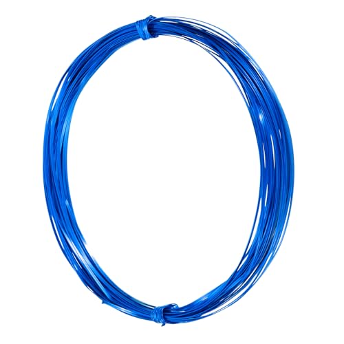 uxcell 1mm Aluminum Craft Flat Wire,33Ft 0.3mm Thickness Bendable Metal Floral Jewelry Beading Armature Wire for Sculpting Armature DIY Jewelry Making, Dark Blue - color: Dark Blue, size: 33Ft