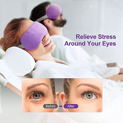 Umisleep Lavender Eye Mask, Weighted Sleep Mask for Men Women, Purple - color: Purple