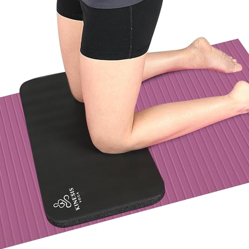 Kinesis Yoga Knee Pad Cushion - 0.6 Inch (15mm) Thick Exercise Knee Pad