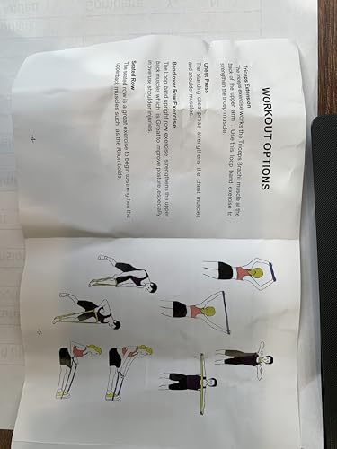 Mini Loop Resistance Bands, 100% Natural Latex, 5 Pack with Carrying Bag, Light to Extra Heavy