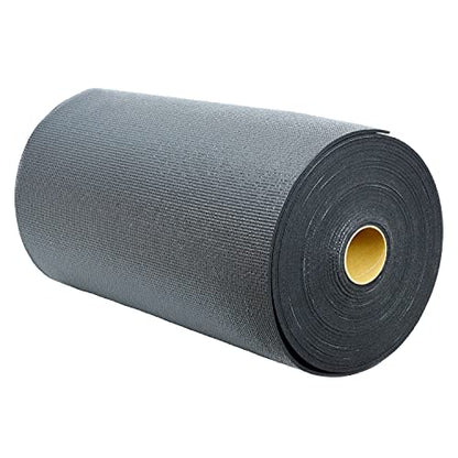 Ascend 6mm Thick Yoga Mat Roll, 50ft x 24in - color: Charcoal