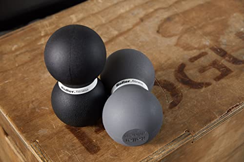Roller Fitness Infinity Roller, Peanut Foam Roller, Large 8-Inch Double Massage Ball Exercise Roller (Gray - Soft) - style: Gray - Soft