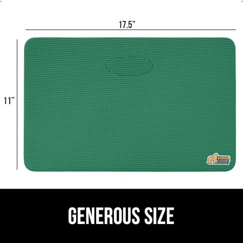 GORILLA GRIP® Extra Thick Foam Kneeling Pad for Gardening, 17.5x11 Grass - color: Grass