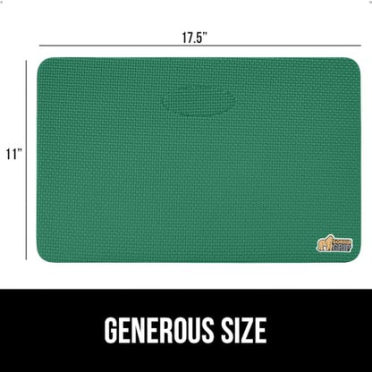 GORILLA GRIP® Extra Thick Foam Kneeling Pad for Gardening, 17.5x11 Grass - color: Grass