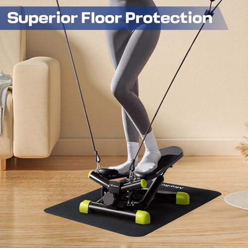 MoyRetty Non-Slip Workout Mat for Under Desk Elliptical(23.62x15.75 inches)