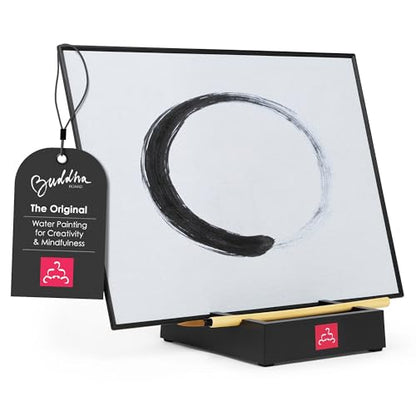Buddha Board – The Original Water Painting Board for Mindfulness & Creativity – Unique Gift for Artists, Adults & Kids – Mess-Free Zen Art Supplies