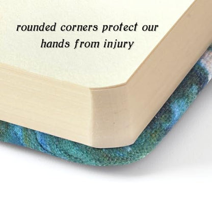 5" x 5" Hardcover Sketch Book,58 Sheets Small Mixed Media Pocket Sketch Pad | PU Cover,150 GSM Acid Free Artist Drawing Paper,Travel Journal Blank Notebook for Adults Sketching,Illustration. - color: 150gsm Cloth-oil painting pond