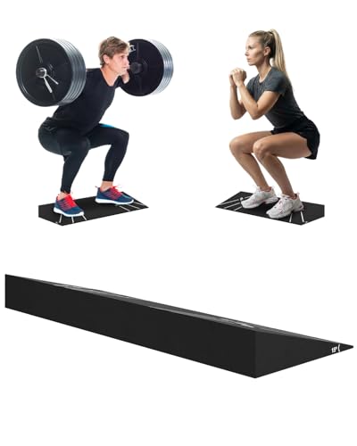 GarveeLife Squat ！ Block for Home Gym - 15/30/40° Multi-Angle Slant Board for Squats, Calf Stretching, Yoga & Therapy | Non-Slip EVA Foam, Lightweight & Portable Heel Elevator for Men & Women