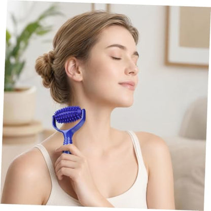 SHERCHPRY Massager Yoga Enthusiasts Muscle Sedentary Individuals and Handheld Stick Lightweight Relax Roller Made of Sturdy Abs and PVC, Designed to Reduce Muscle Fatigue Back
