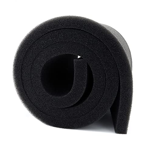 ALEGI Aquarium Filter Media Foam Material Cut to Fit, 72" x 12" x 1", 40ppi | Bio Pre Filter, Sponge Pad Sheet, For Fish Tank - size: 12" x 72" x1"-40ppi
