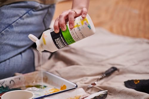 Liquitex Professional Fluid Medium, 237ml (8-oz), Gloss | Increases Surface Gloss Color Depth & Transparency, Lowers Viscosity, Gives Increased Flow, Maintains Paint Adhesion - color: Gloss Medium, size: 8 Fl Oz (Pack of 1), style: 8-oz