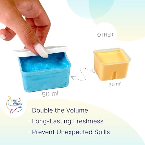 Gouache Scarlet Refills (50ml/1.7oz)|Intense Pigments, Easy Color Refill (2 pcs.)