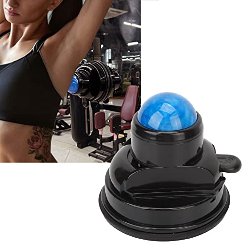 Dioche Wall Mounted Massage Ball Roller with Suction Cup, 360° Rotating Manual Muscle Massage Ball for Back, Neck, Shoulder & Full Body Relaxation and Muscle Relief