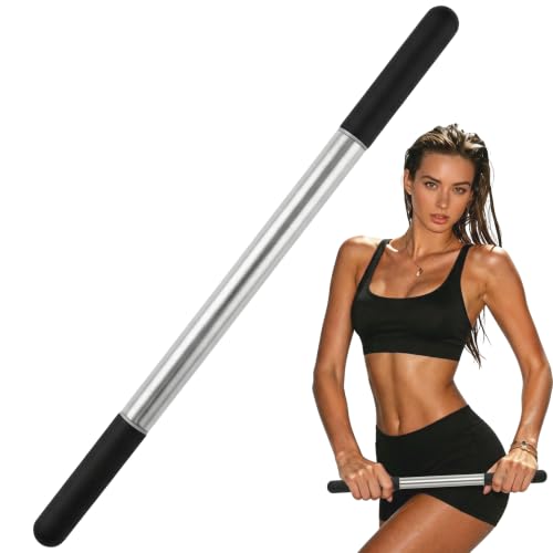 17.5”Muscle Roller Massage Roller Stick for Myofascial Release - color: Black