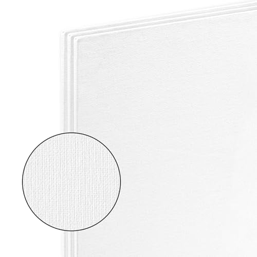 New York Central Portrait-Smooth Artist Canvas Panel 5x7 - Professional Quality 100% Cotton Canvas Panels for Painting - Ideal for Painting, Acrylics, Oils - size: 5x7"