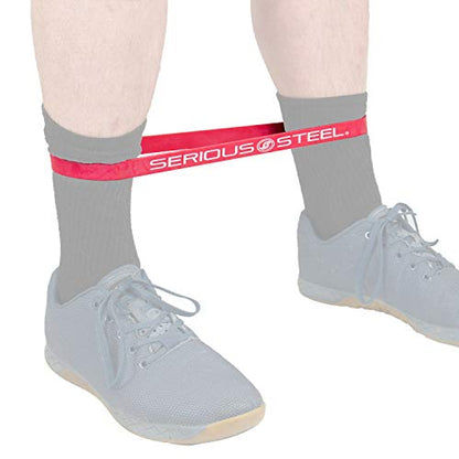 Short Resistance Bands - 12" by Serious Steel Fitness - color: #2 Red