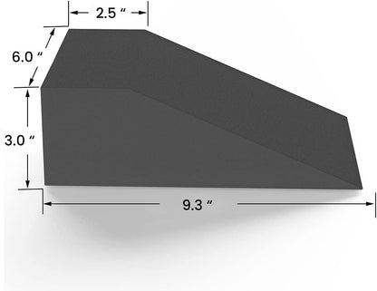 strongtek Slant Board & Foam Wedges – Stretch & Strength Set for Rehab and Mobility