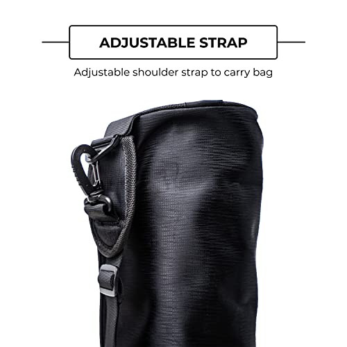 Mount Adams Yoga Mat Bag, Fits up to 74"x26"x6mm Mats, 6 Pack | Sling Bag with Interior Pocket and Adjustable Carry Strap, Stain Resistant Mat Carrier for Pilates, Yoga, and Workout