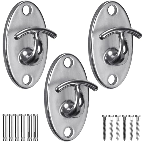 SELEWARE Resistance Band Wall Anchor, Heavy Duty Wall Mount Workout Anchors