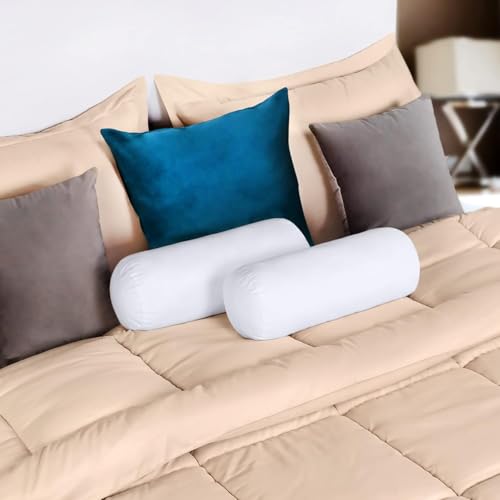 Utopia Bedding Bolster Pillow Inserts, 6x16 Neck roll Pillow, 1 Pack, White - color: White, size: 6x16 Inch (Pack of 1)