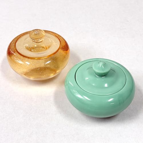 RESINWORLD 3.3'' Trinket Pot and Lid Silicone Mold, Cute Storage Jar Mold for Epoxy Resin, Clay, Plaster