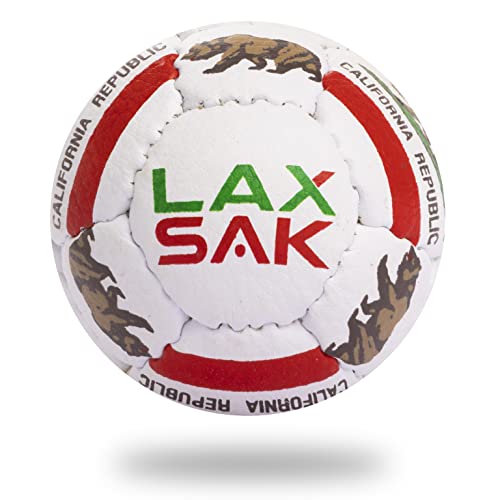 Soft Practice Lacrosse Balls,1, 2, 3, 6, 12, 24, 36, 60, & 120 Packs - Same Weight & Size as a Regulation Lacrosse Balls, Great for Indoor & Outdoor Practices, Less Bounce & Minimal Rebounds - color: 캘리포니아 국기, size: 1팩