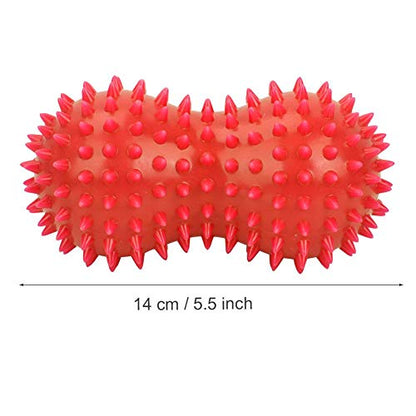 Massage Balls,Pvc Peanut Massage Balls Foot Back Shoulder,Foot Massager,Plantar Fasciitis & All Over Body Deep Tissue Muscle Therapy For Strength Exercise/Relax (2#)
