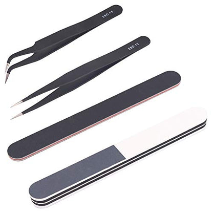 10Pcs Model Tools Craft Set Modeler Building Kit for Basic Model Assembling, Building and Repairing