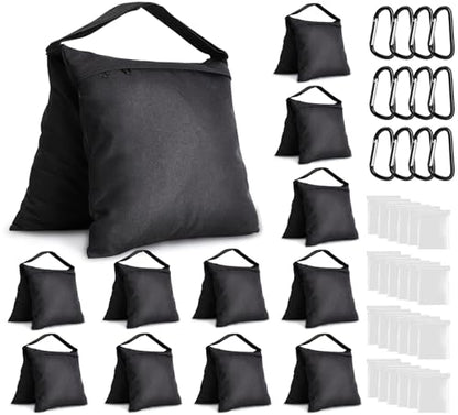 12 Packs Sandbags Weight Bags for Light Stand Photography Video Support - size: 12PCS