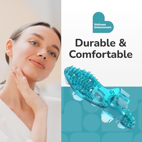 BioSwiss Massage Glove with Steel Roller Balls, Handheld Full Body Massager for Back, Neck, Shoulders, and Legs - style: Glove Roller