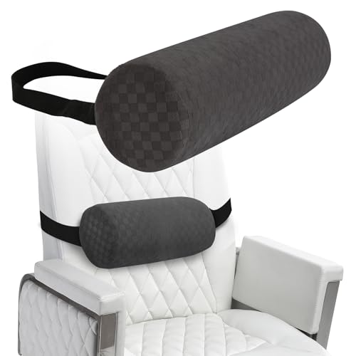 Coeyese Lumbar Roll Pillow for Lower Back Support, Dark Grey, 11 * 4.3'' - color: Dark Grey, size: Short-11*4.3''
