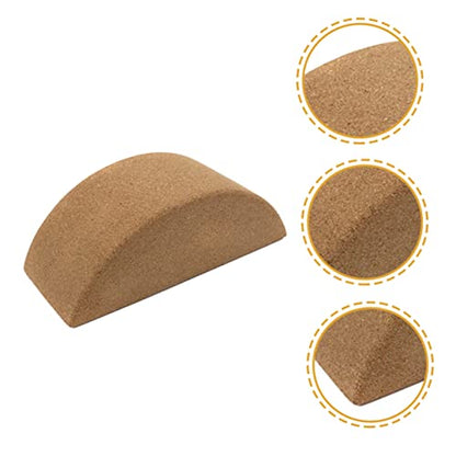 VOSAREA Cork Yoga Block High Density Yoga Brick for Balance Stretching Pilates Hot Meditation Non Slip Support for Core Workouts 9.44 X 3.93 X 3.34 in 1 Pack