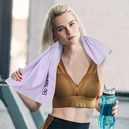 Peryiter 9 Pcs 9 Pcs Microfiber Gym Towels for Men and Women