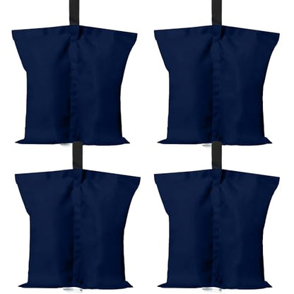 ABCCANOPY Canopy Weights 120 LBS Tent Sand Bags,4-Pack Navy Blue(No Sand) - color: Navy Blue, size: 120 LBS