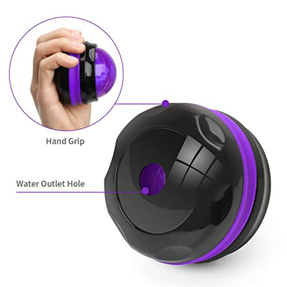 Coolrunner Massage Ball, Manual Roller Massager, Handheld Self Massage | Therapy and Relax Full Body Tools for Sore Muscles, Shoulders, Neck, Arms, Legs, Back, Foot, Body - color: Purple
