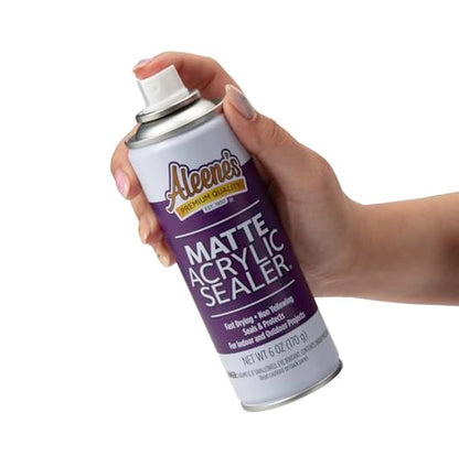 Aleene's Spray Finish 6oz Acrylic Sealer, 6 Ounce (Pack of 1), Clear-Matte - color: Clear - Matte