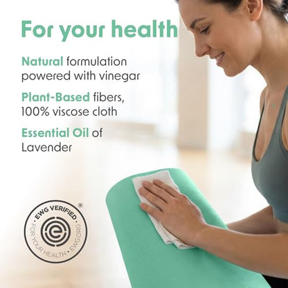 Wipex Gym Wipes Bucket Refill Roll - EWG Verified - Plant-based Fitness Equipment Wipes, Lemongrass, Eucalyptus & Vinegar Wipes to Clean Surfaces, Yoga Mat & Gym Cleaner, 400 Count (Pack of 2) - size: 1 Count (Pack of 800)