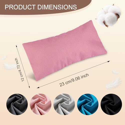 Cotton Weighted Eye Pillow Case Covers, 6pcs Soft Cooling Eye Pillow Cases
