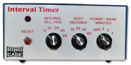 Interval Gym Timer Without Lights for Muay Thai, MMA, Kickboxing, Boxing, Martial Arts