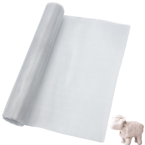 GORGECRAFT 3m*30cm Aluminum Sculpting Wire Weave Mesh Roll Metal Heavy Duty Armature Sculpture - Hole 3x4mm - Small Mesh Screen Sculptural Woven for DIY Art Craft Clay Jewelry Making Home Decor - size: 3m*30cm; Hole: 3x4mm