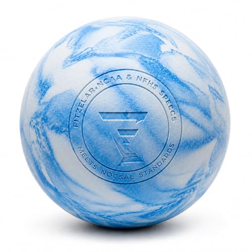 FITZELAR Massage Lacrosse Balls for Myofascial Release, Quality Certification, Massage Deep Tissue for Back and Shoulder, Trigger Point Therapy, Muscle Knots, Relieving Muscle Pain - color: Blue