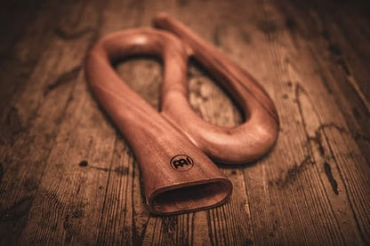 S-shaped Professional Didgeridoo for Meditation, Sound Healing Therapy, Yoga and Circular Breathing — NOT MADE IN CHINA — Mahogany Wood, 2-YEAR WARRANTY - style: S-shape, note C