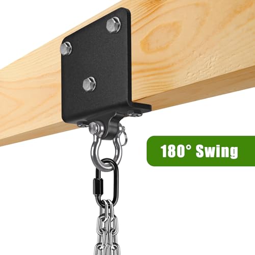BeneLabel Heavy Bag Hanger for Punching Bag Beam Mount Hardware 360° Rotation Boxing Bag Ceiling Mount I-Beam Hanger for Hanging Heavy Punching Bags Wall Hangers - color: 180° D-ring Beam Hanger ( 1 Pcs )