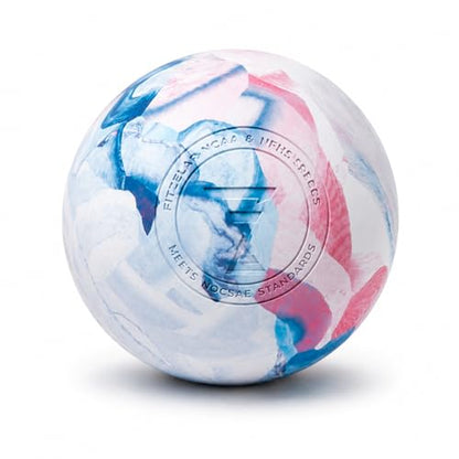 FITZELAR Massage Lacrosse Balls for Myofascial Release, Quality Certification, Massage Deep Tissue for Back and Shoulder, Trigger Point Therapy, Muscle Knots, Relieving Muscle Pain - color: Pink Mix Blue