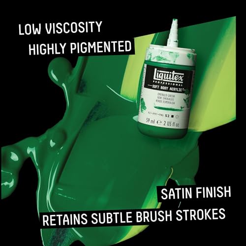 Liquitex Soft Body Acrylic Paint, 6 x 59ml (2-oz), Mixing Set | Low Viscosity, Highly Pigmented, Satin Finish, Retains Subtle Brush Strokes, Great Surface Coverage, Highly Versatile - style: Mixing Set 6 x 59ml (2-oz)