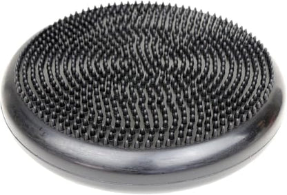Cando-30-1870 CanDo Inflatable Balance Disc for Balance Training, Proprioception, Strengthening Lower Extremities, Posture, Stress Relief, Restlessness & Anxiety. Black, 14” Diameter (Pack of 5) - color: Black, size: 13.8" diameter (Pack of 5)