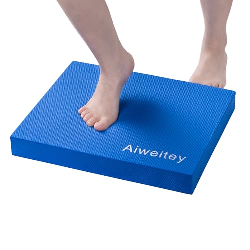 Stability Trainer Pad - Foam Balance Exercise Pad Cushion for Therapy, Yoga, Dancing Balance Training, Pilates,and Fitness - color: Blue