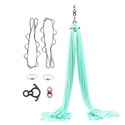 Aerial Silks Equipment, Yoga Hammock Practice Kit - size: 19.68*8.53 ft